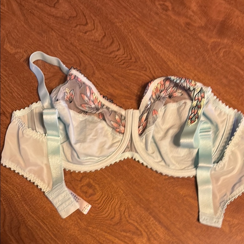 Prima Donna Light Blue Embroidered Bra - Picture 5 of 5